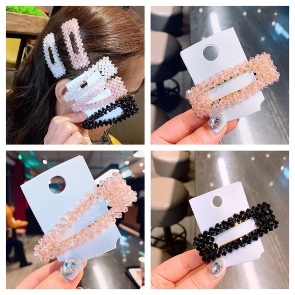 2/$15✨OVERSIZED✨LUXURY CRYSTAL HAIR BARRETTES - Picture 2 of 5